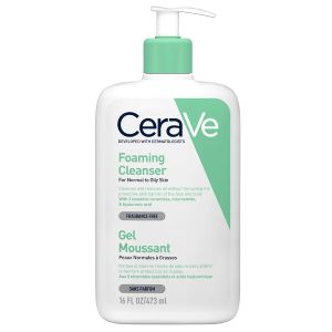 Cerave Cleanse Visage Gel Moussant Visage Et Cou Peaux Normales A Grasses 473ml - Pharmacie Agnès Praden à Alès