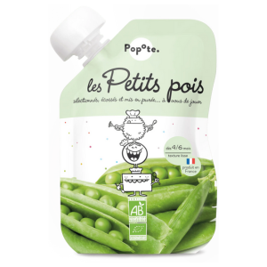 Popote Gourde Petits Pois Bio 120g - Pharmacie Agnès Praden à Alès