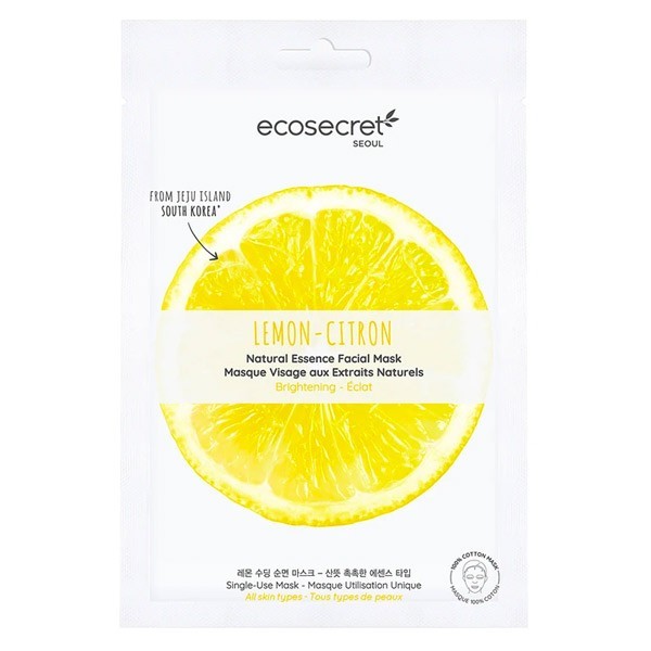 Ecosecret masque visage citron éclat 20ml - Pharmacie Agnès Praden à Alès