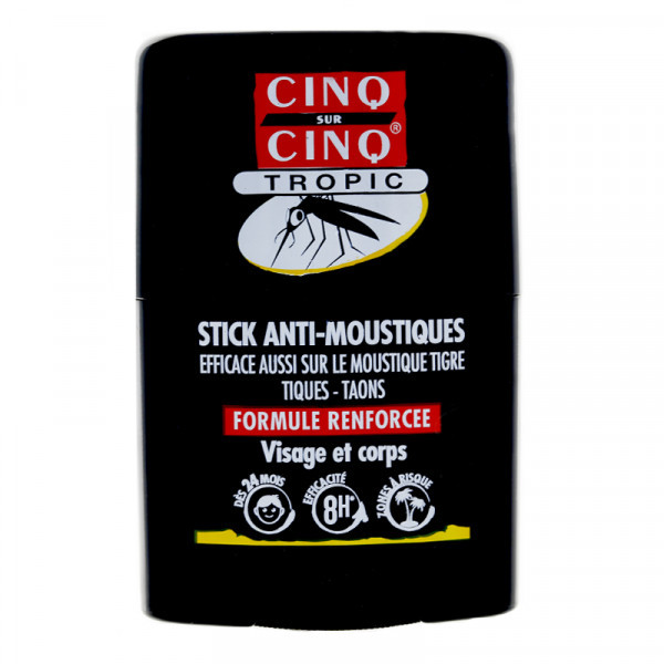  Cinq Sur Cinq Stick Anti-Moustiques 20 ml - Pharmacie Agnès Praden à Alès