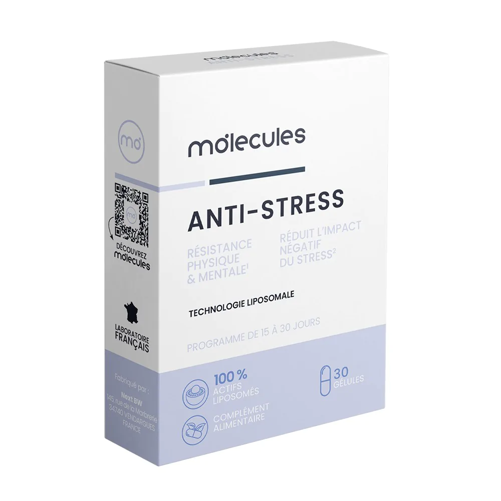 Prescription Nature Molecules Anti-Stress 30 Gélules - Pharmacie Agnès Praden à Alès