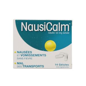 Brothier Nausicalm Adultes 50mg 14 Gélules - Pharmacie Agnès Praden à Alès