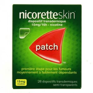 Johnson & Johnson Nicorestteskin 15 mg / 16h 28 Dispositifs Transdermiques - Pharmacie Agnès Praden à Alès