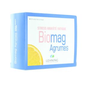 Lehning Biomag Agrumes 90 Comprimés  - Pharmacie Agnès Praden à Alès