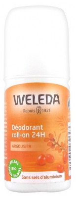 Weleda Déodorant Argousier Roll-on 24H 50 ml - Pharmacie Agnès Praden à Alès
