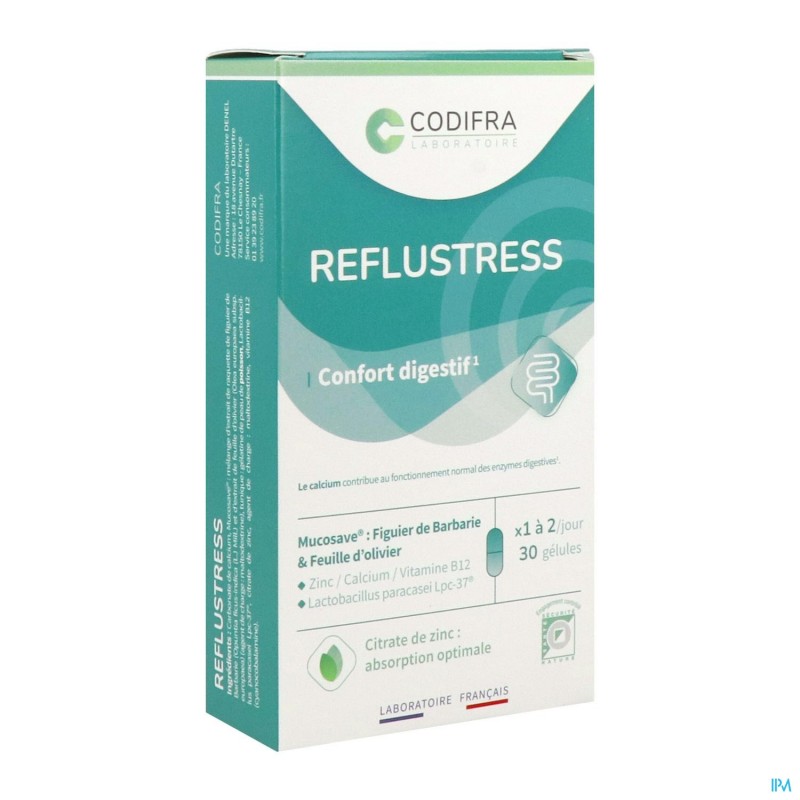 Codifra Reflustress Confort Digestif 30 Gélules - Pharmacie Agnès Praden à Alès