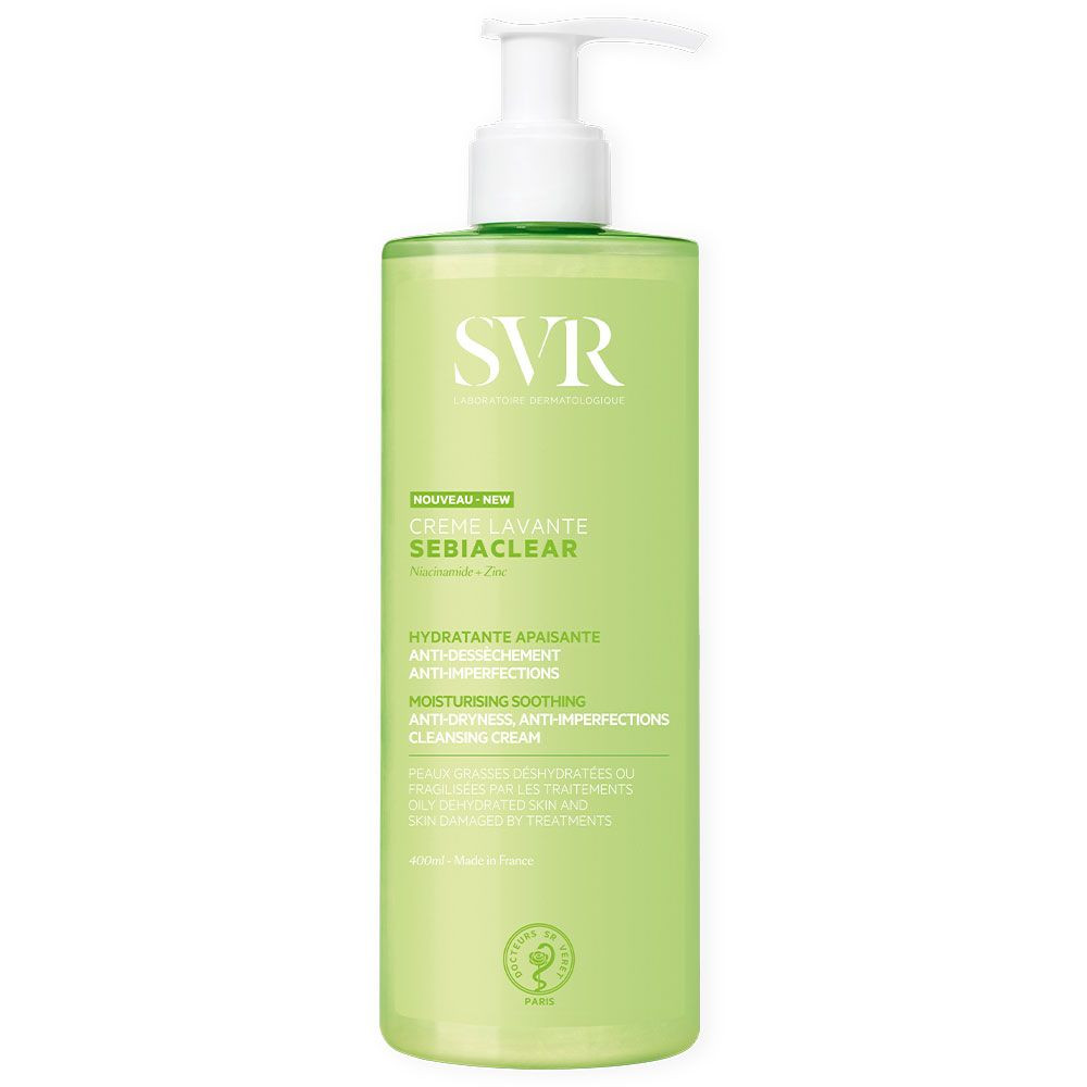 SVR Sebiaclear Crème Lavante 400ml - Pharmacie Agnès Praden à Alès