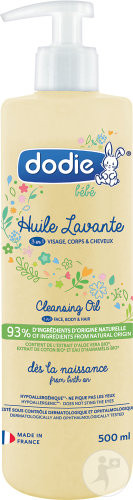 Dodie Huile Lavante 3 en 1 Flacon Pompe 500ml - Pharmacie Agnès Praden à Alès