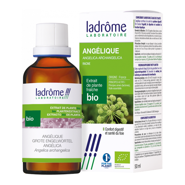 Ladrôme extrait de plante fraîche bio angélique 50ml - Pharmacie Agnès Praden à Alès