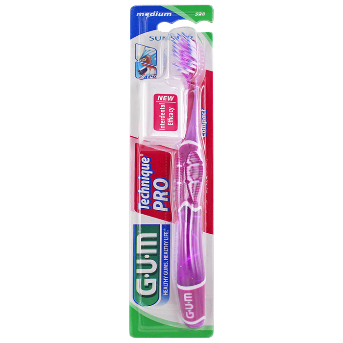 GUM Brosse à Dents Technique Pro Medium 528 - Pharmacie Agnès Praden à Alès