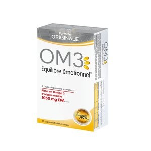OM3 Équilibre Émotionnel 60 Capsules - Pharmacie Agnès Praden à Alès