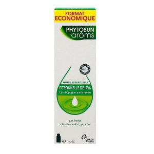 Phytosun Huile Essentielle Citronnelle de Java 30ml - Pharmacie Agnès Praden à Alès