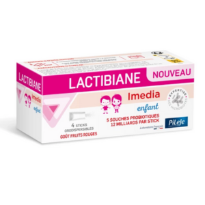 Pileje Lactibiane Imedia Enfant 4 sticks orodispersibles  - Pharmacie Agnès Praden à Alès