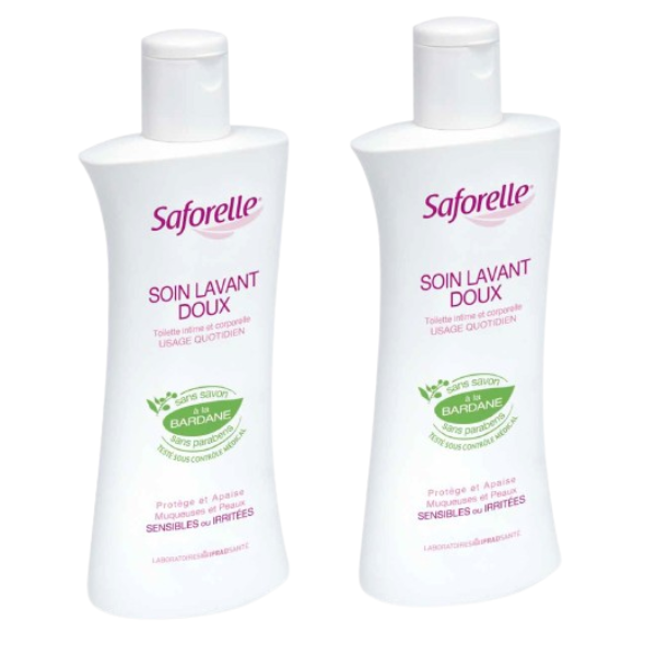 Saforelle soin lavant doux 250ml x2 - Pharmacie Agnès Praden à Alès