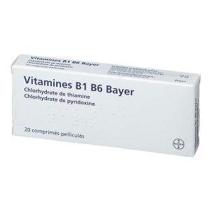 Bayer Vitamines B1 B6 x20 Comprimés