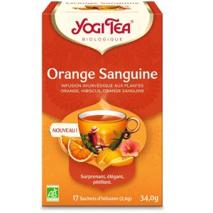 Yogi Tea Infusion Orange Sanguine Bio 17 Sachets - Pharmacie Agnès Praden à Alès