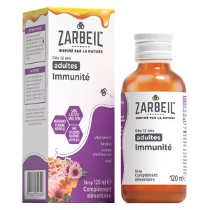 Zarbeil Sirop Immunité Adultes 120 ml - Pharmacie Agnès Praden à Alès