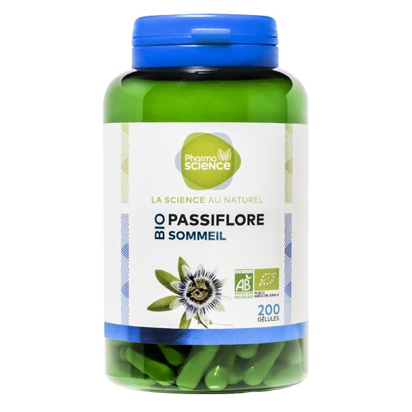 Pharmascience passiflore bio sommeil 200 gélules - Pharmacie Agnès Praden à Alès