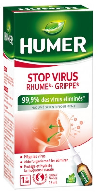 Humer Stop Virus Spray Nasal 15 ml - Pharmacie Agnès Praden à Alès