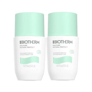 Biotherm Deo Pure Déodorant Natural Protect 24h 2x75ml - Pharmacie Agnès Praden à Alès