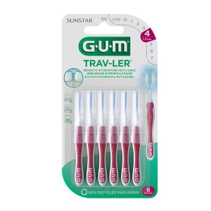 Gum Trav-ler Brossettes Interdentaires 1.4mm x6 - Pharmacie Agnès Praden à Alès