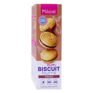 Milical Biscuit Fourré Chocolat 4 Sachets de 2 - Pharmacie Agnès Praden à Alès