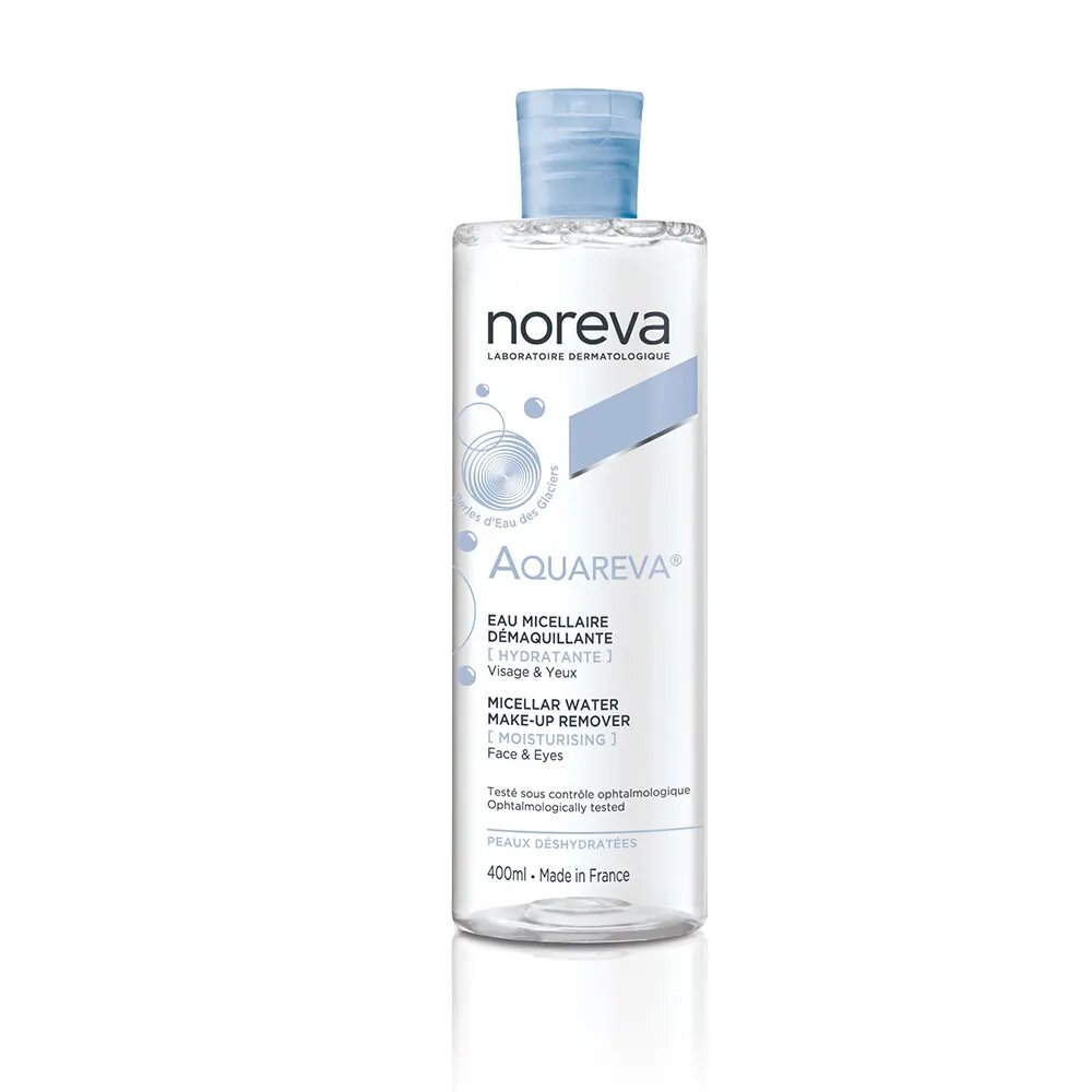 Noreva Aquareva Eau Micellaire Démaquillante Hydratante Visage et Yeux Peaux Déshydratées 400ml - Pharmacie Agnès Praden à Alès