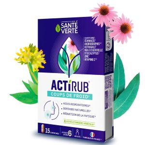 Santé Verte ActiRub Coups de froid 15 Comprimés - Pharmacie Agnès Praden à Alès