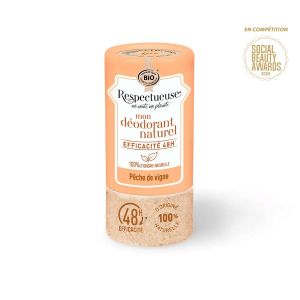 Respectueuse Déodorant Stick Naturel 48H Pêche De Vigne 50g - Pharmacie Agnès Praden à Alès