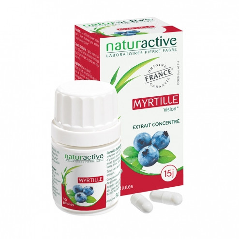 Naturactive Myrtille 30 gélules - Pharmacie Agnès Praden à Alès