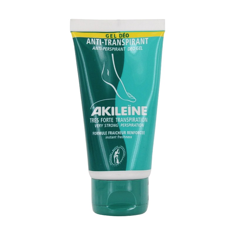 Asepta Akileine Gel Deo Anti-Transpirant Pieds 75ml - Pharmacie Agnès Praden à Alès