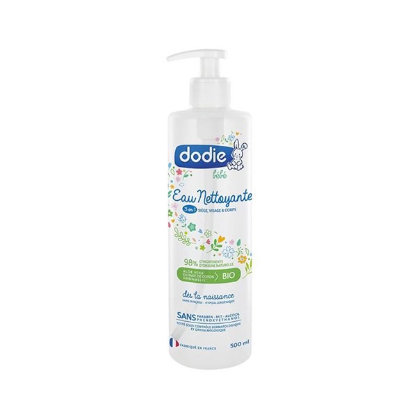 Dodie Eau nettoyante 3en1 500ml - Pharmacie Agnès Praden à Alès