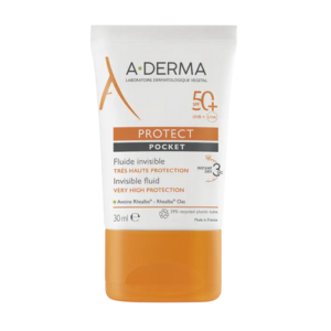 A- Derma Protect 50+ Fluide Solaire 30ml - Pharmacie Agnès Praden à Alès