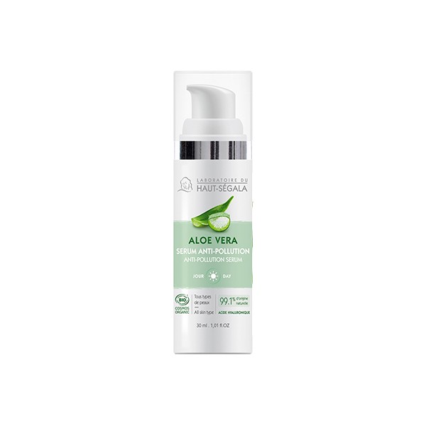 Haut-Ségala Aloe Vera Sérum Anti-Pollution Bio 30 ml - Pharmacie Agnès Praden à Alès