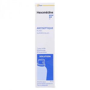 Hexomedine 0,1% Antiseptique Spray 75ml - Pharmacie Agnès Praden à Alès