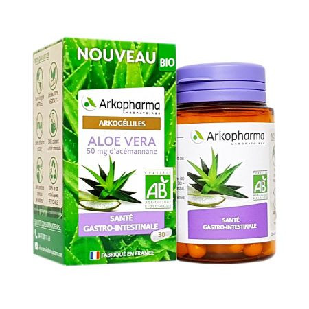 Arkopharma Arkogélules Aloe vera Bio 30 gélules - Pharmacie Agnès Praden à Alès