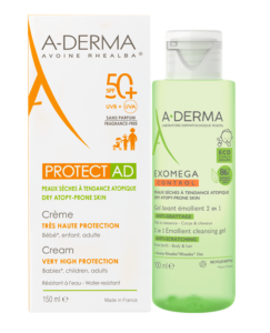 A-derma Protect AD 150 ml + Exomega Control 100 ml offert - Pharmacie Agnès Praden à Alès