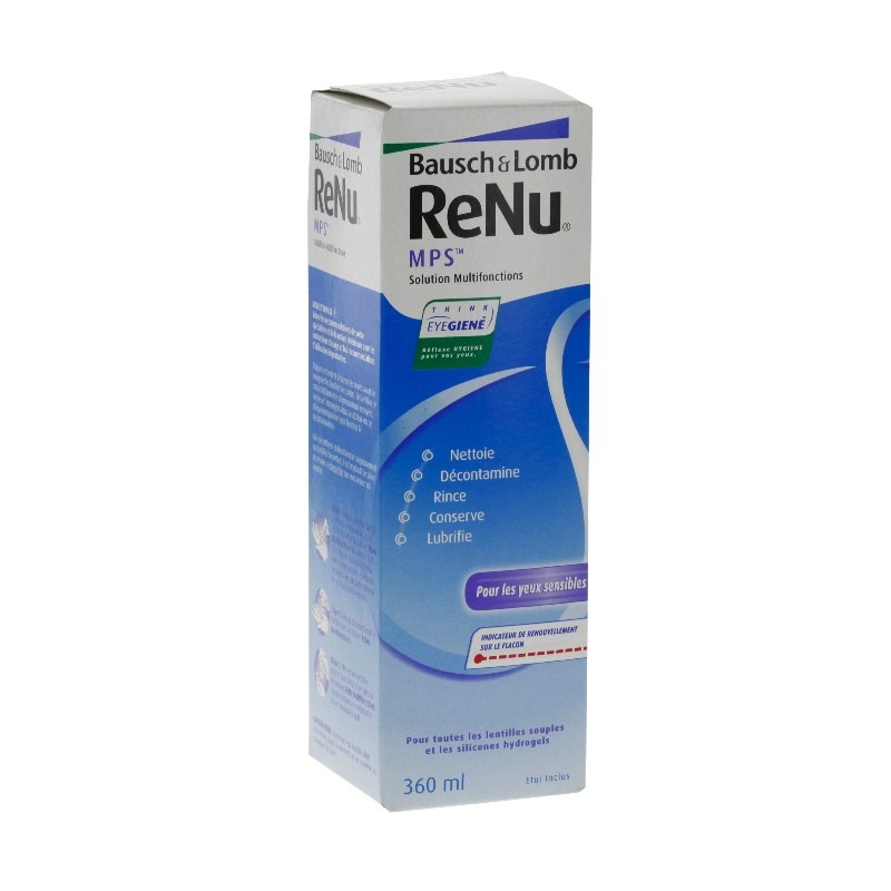 RENU MPS yeux sensibles 360ml - Pharmacie Agnès Praden à Alès