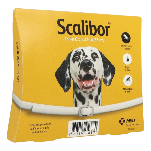 Scalibor Collier Grand Chien 65cm - Pharmacie Agnès Praden à Alès