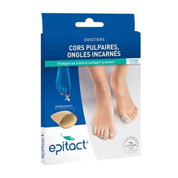 Epitact doigtiers cors pulpaires et ongles incarnés taille L x2 - Pharmacie Agnès Praden à Alès