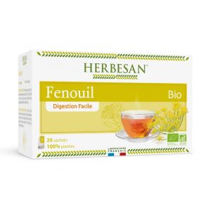 Super Diet Herbesan Infusion Fenouil Digestion Facile Bio 20 Sachets - Pharmacie Agnès Praden à Alès