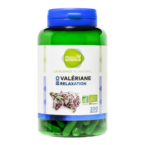 Pharmascience valériane bio relaxation 200 gélules - Pharmacie Agnès Praden à Alès