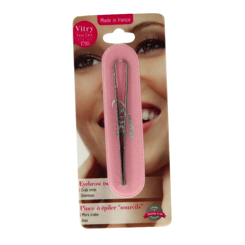 Vitry Pince à Epiler "Sourcils" x1 - Pharmacie Agnès Praden à Alès