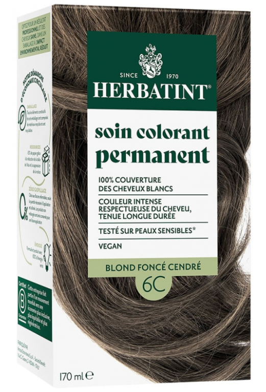 HERBATINT 6C BLOND FONCE CENDRE - Pharmacie Agnès Praden à Alès