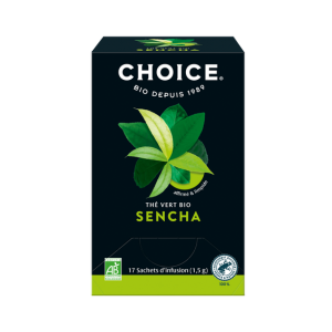 Choice Thé Vert Bio Sencha 17 sachets - Pharmacie Agnès Praden à Alès