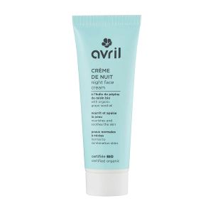 Avril Crème de Nuit Peaux Normales & Mixtes Bio 50 ml - Pharmacie Agnès Praden à Alès