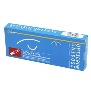 Cooper Opticron Unidose Collyre 10 Unidoses 0,35 ml - Pharmacie Agnès Praden à Alès