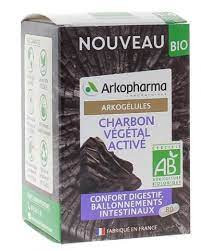Arkopharma Arkogélules Charbon Végétal Activé Bio 40 Gélules - Pharmacie Agnès Praden à Alès