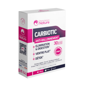 Prescription Nature Carbiotic 30 gélules - Pharmacie Agnès Praden à Alès