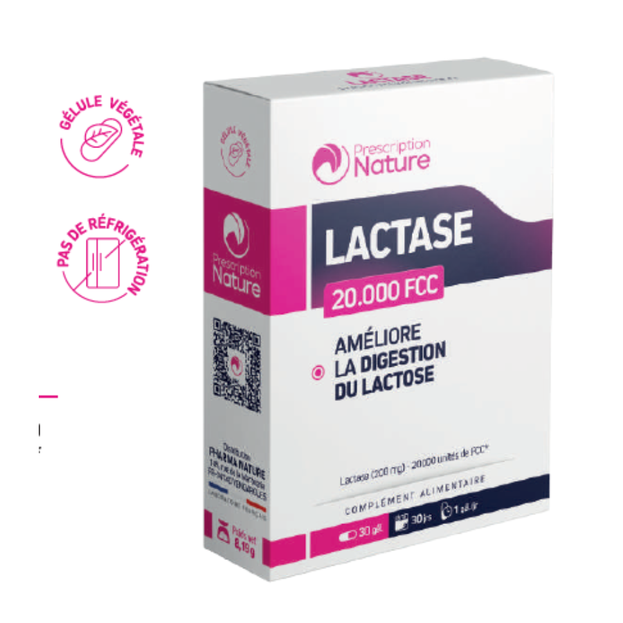 Prescription Nature Lactase 15 Gélules - Pharmacie Agnès Praden à Alès